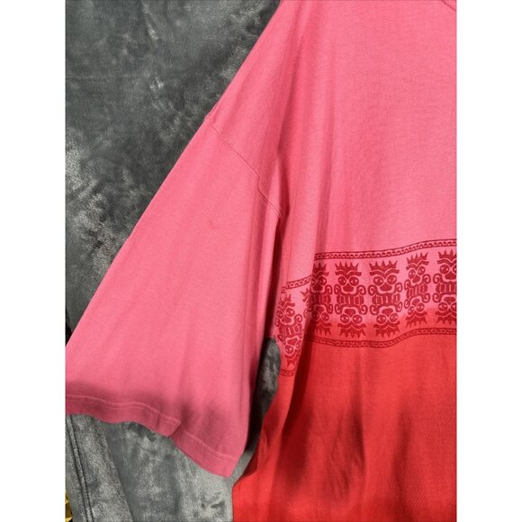 Spike Sports Tribal Shirt Men's Size XL Hawaiian Aztec Tropical T Shirt Licensed - Picture 3 of 14